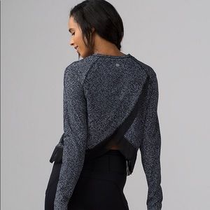 Lululemon Athletics Printed Quick Pace Long Sleeve